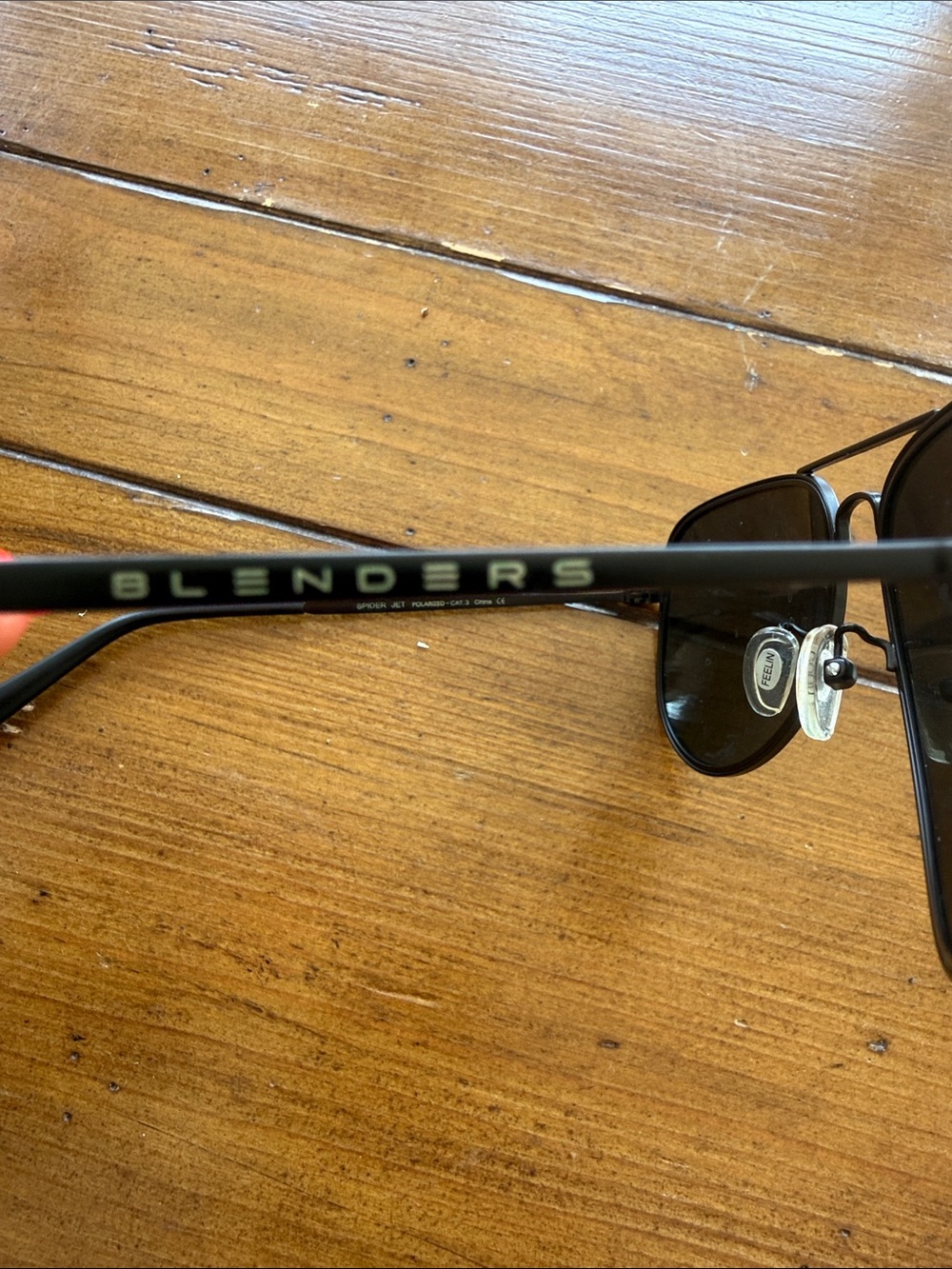 Aviator Men's Sunglasses - Black Lenses - Picture 2 of 5